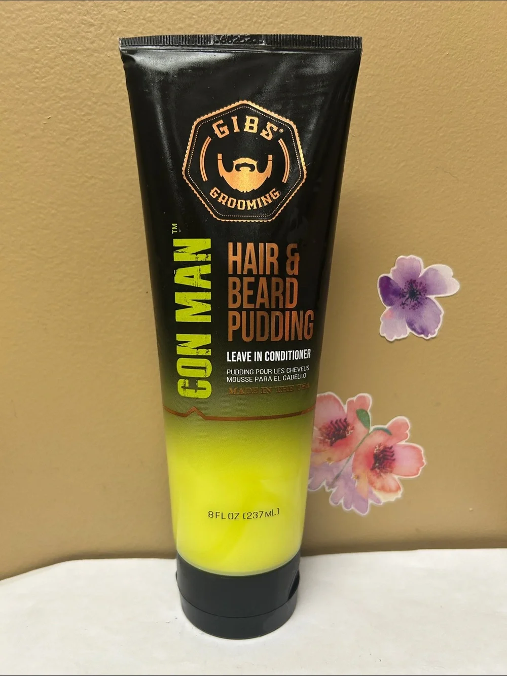 Con Man Hair & Beard Pudding Leave-In Conditioner - 8 fl oz